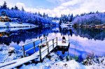 Winter, Honeymoon Lake, Whidbey&nbsp;Island